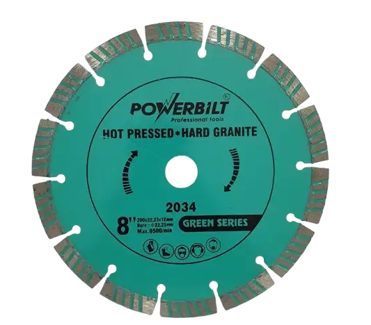 8"-SEG(22.23mm)-POWERBILT GREENLINE(2034